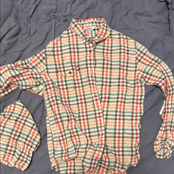 Vintage Plaid Button-Up Shirt - Picture 1 of 5